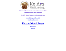 Tablet Screenshot of ko-arts.com